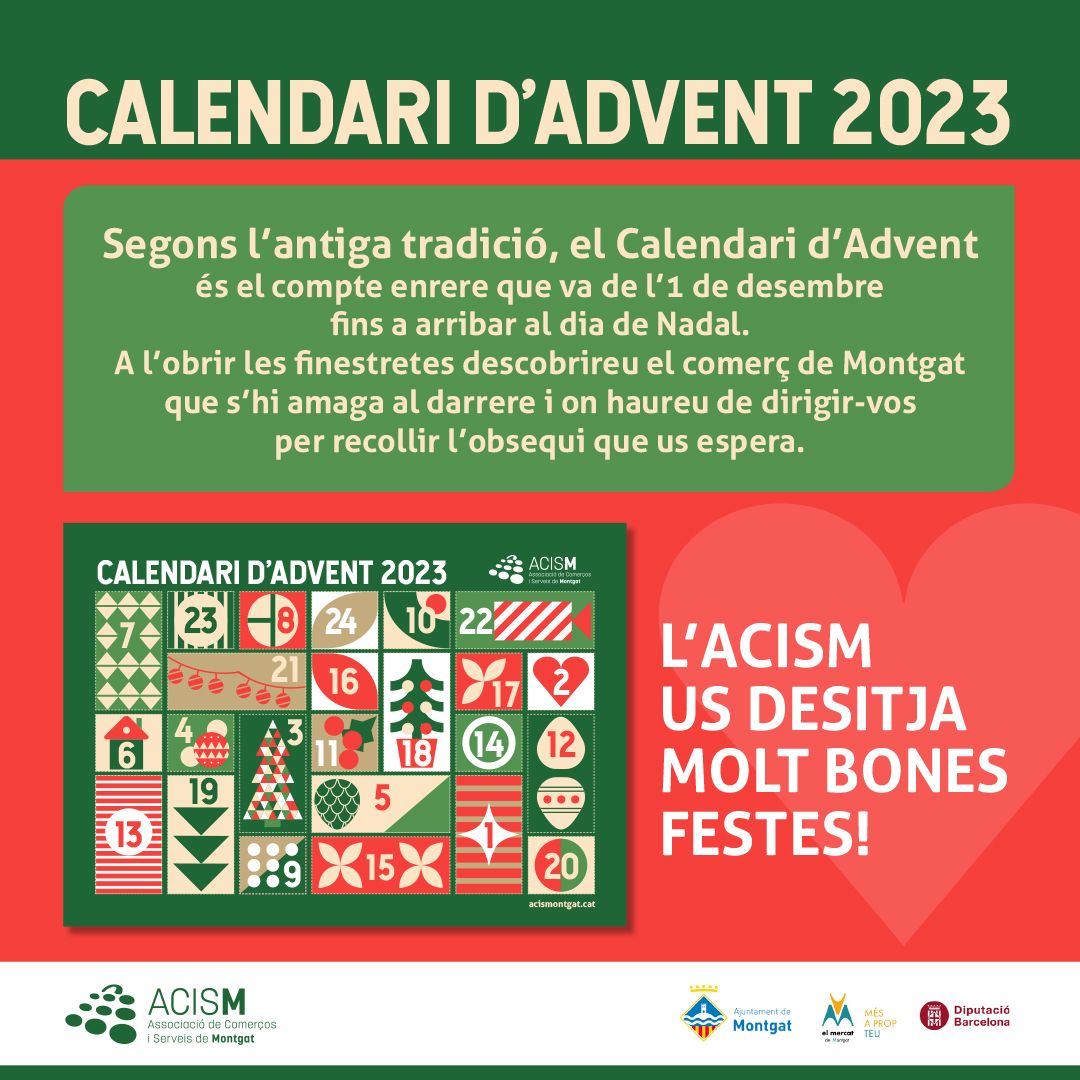 El Calendari d’Advent de l’ACISM